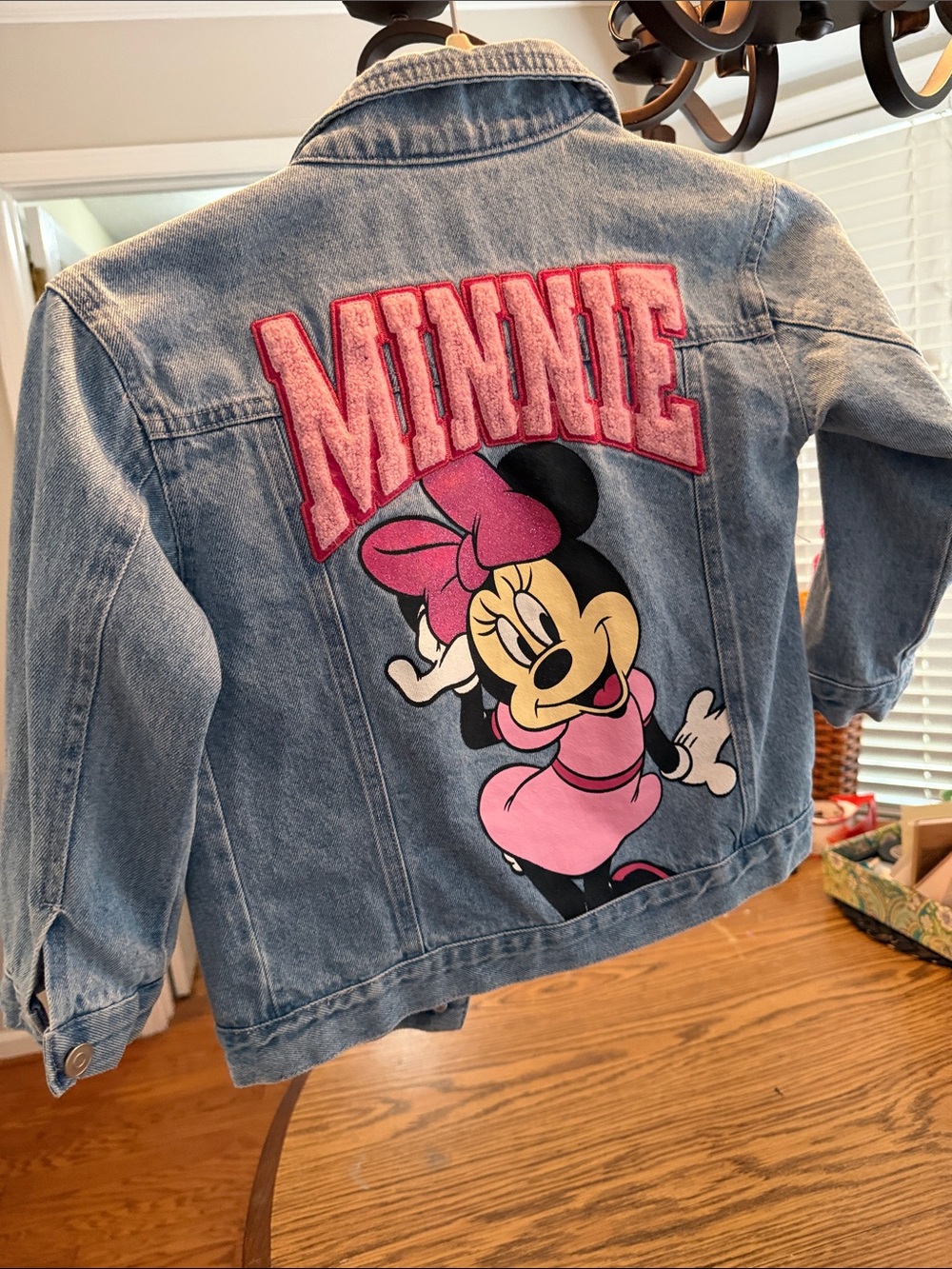Disney Minnie Mouse Pink & Blue Denim Jacket for Kids